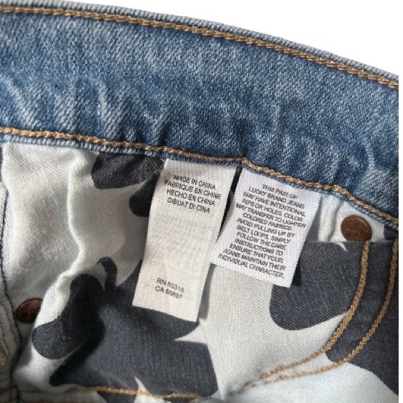 Lucky Brand Sweet Straight Jeans Sz 10 (32x31) - Picture 7 of 8